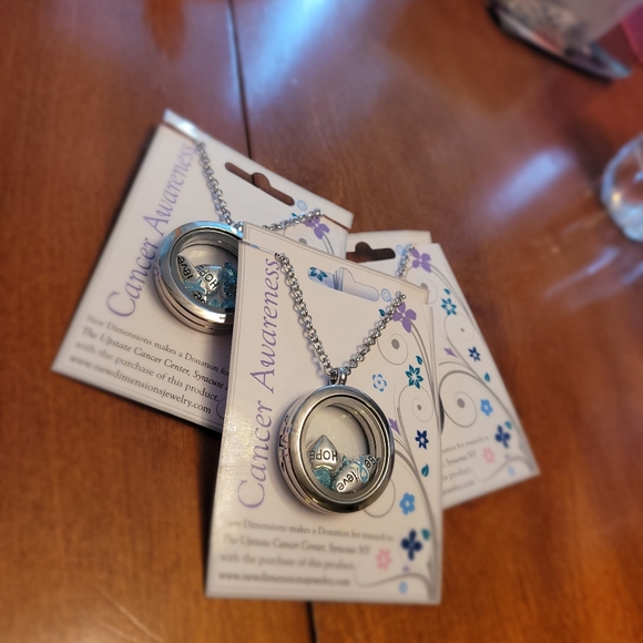 Cancer awareness Floating charm locket - Picture 7 of 7